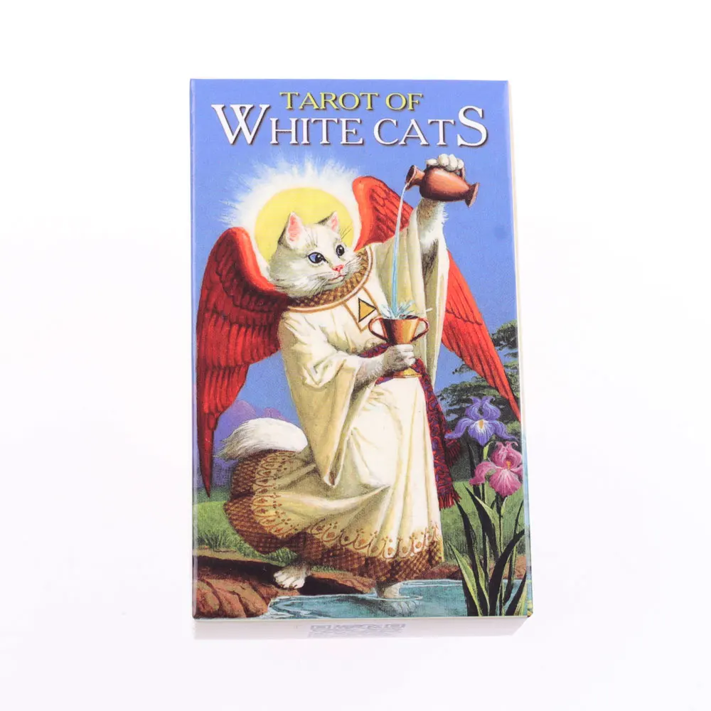 Cartas del TAROT de los gatos blancos, juego de cartas, Tarot, 2020