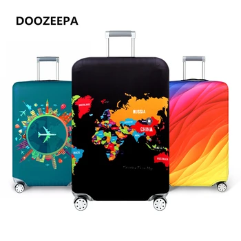 

DOOZEEPA Thicker Travel Luggage Cover Elastic Dust Suitcase Protective Covers for 18''-32'' Baggage Case Travel Accessories S-XL
