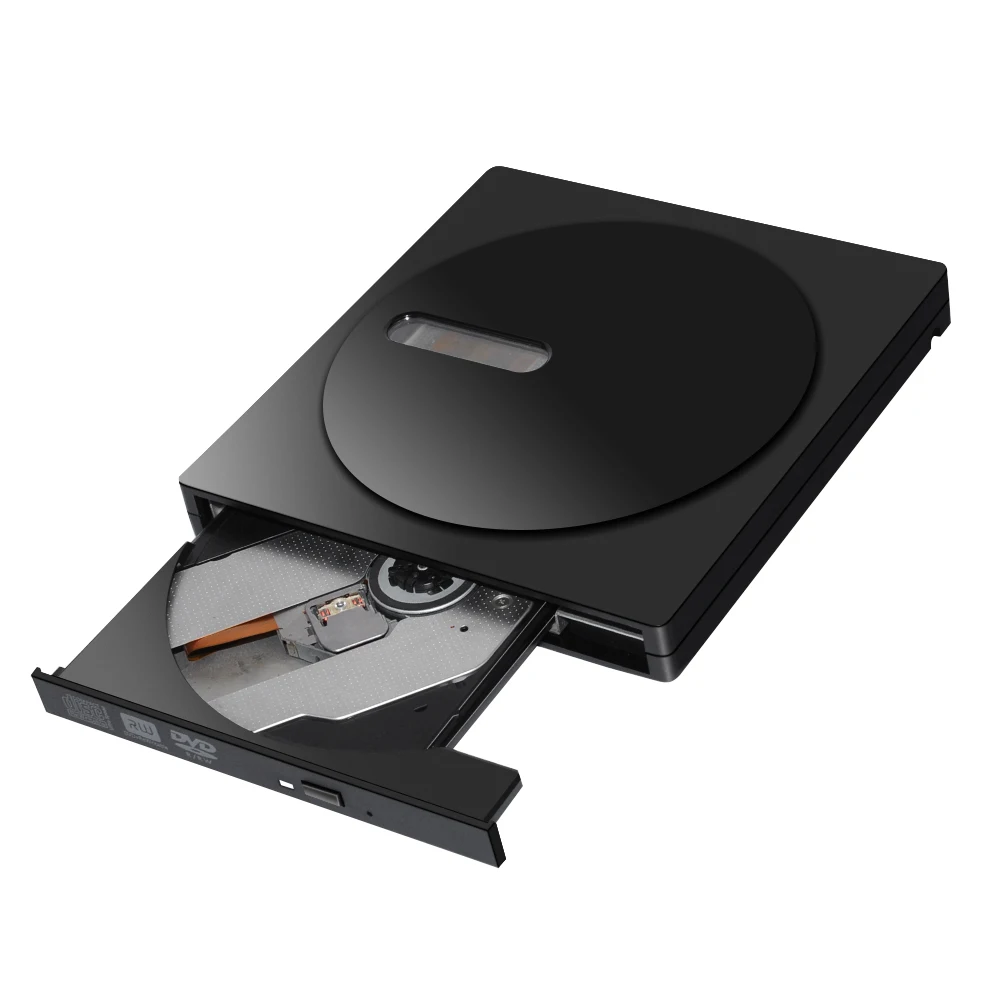Deepfox Портативный внешний External DVD-RW Тип C и USB3.0 CD Проигрыватель DVD ROM привод писатель перезаписывающая горелка для MacBook Air/Pro ноутбук