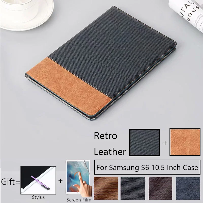 Роскошный Магнитный чехол для samsung Galaxy Tab S6 10,5 дюймов T865 SM-T865 sm-t860 Smart Cover Funda Tablet из искусственной кожи с подставкой