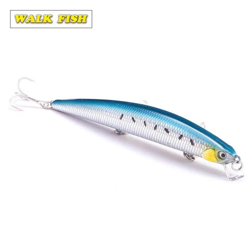 Walk Fish высокое качество объемные глаза 13 см 15 г тонущий гольян кренкбейт жесткая