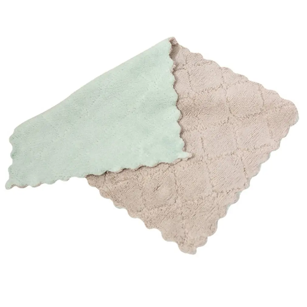

Super Soft Dishes Bowl Washing Cloth High Efficient Anti-grease Dishcloth Quick-Dry Home Kitchen Cleaning Wiping Dish Cloth