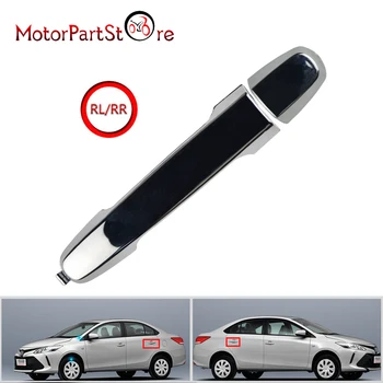 

FLYPIG New Outside Door Handles Kit Front Rear Left Right Chromed For Toyota Camry Vigo Vios Altis 2008-2011