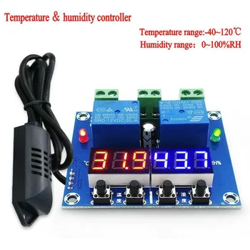 

XH-M452 DC 12V Digital Thermostat Temperature Humidity Control LED Hygrometer Thermometer Controller Relay Module FKU66
