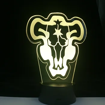 

Led 3d Bull Skull Night Light Family Home Party Decoration for Children Birthday Halloween Gift Uniques Lamp Home Decor