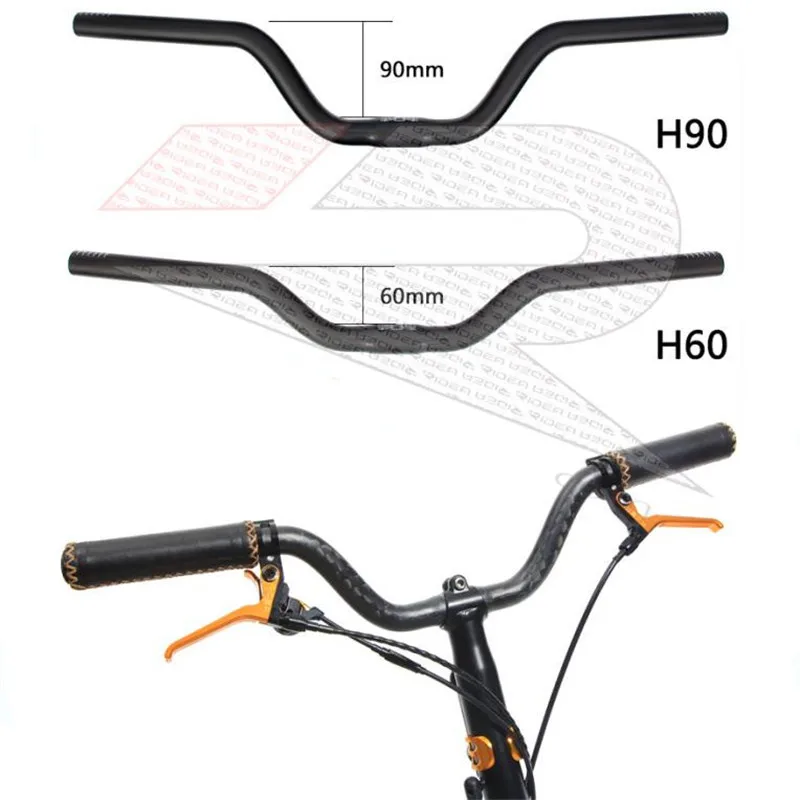 Ridea Carbon Handlebar 25.4x560mm 12k 