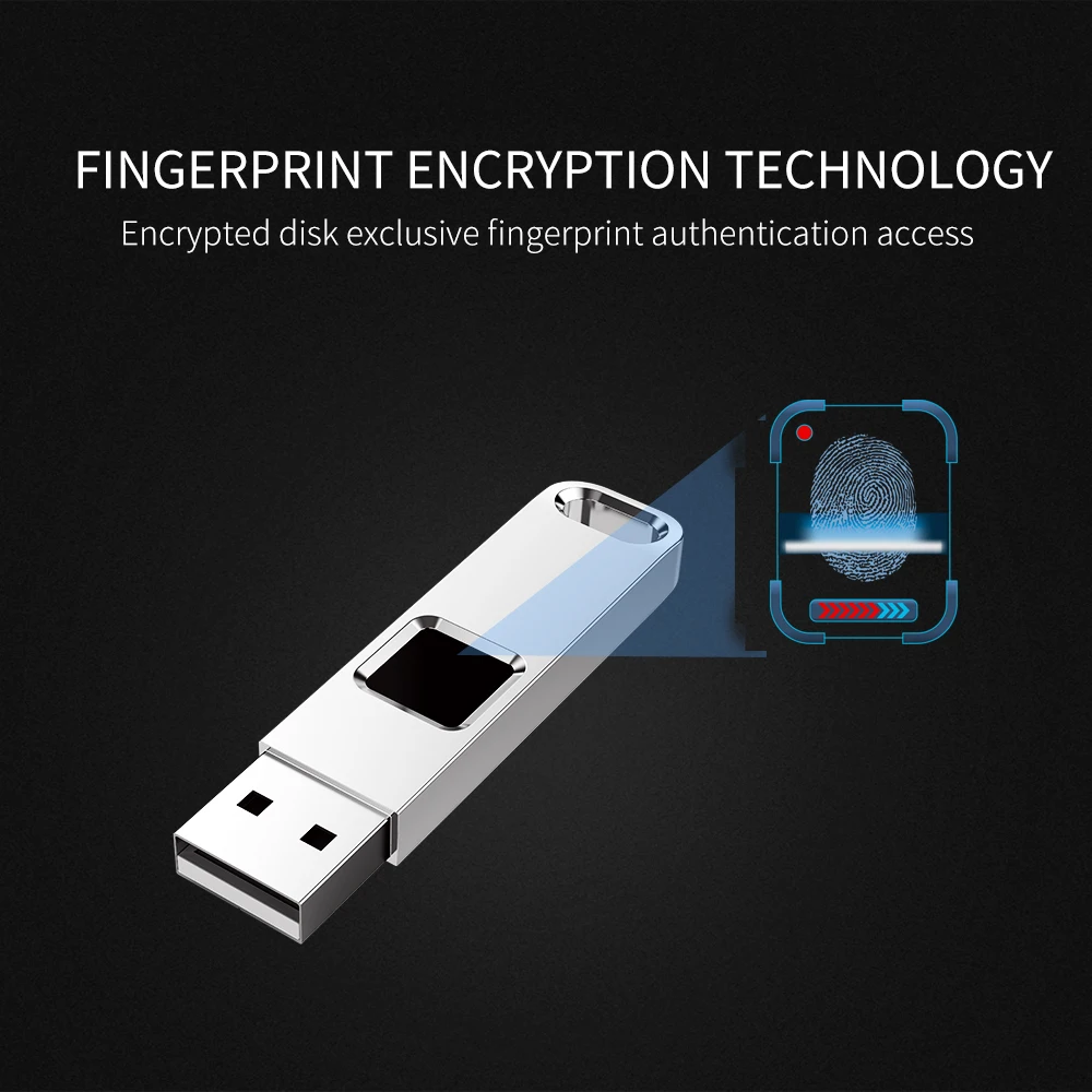 32 ГБ USB 2,0 флэш-накопитель с отпечатком пальца
