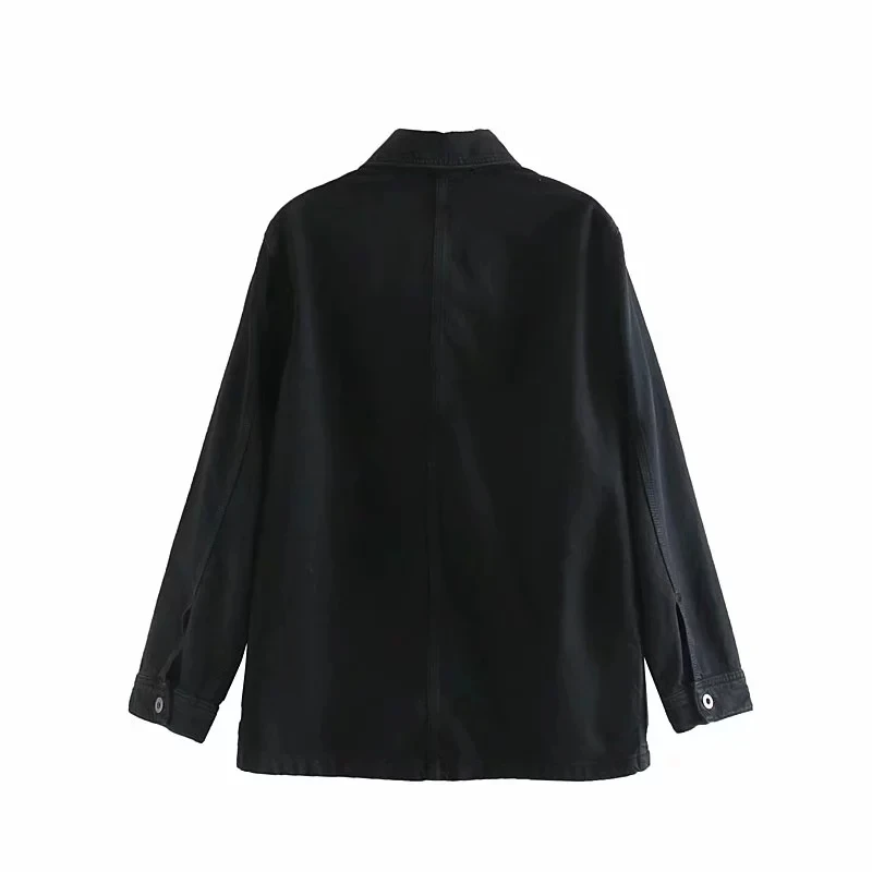 Увядшая Женская куртка enland high street в винтажном стиле с карманами оверсайз boyfriend cargo dneim, куртка casaco feminino jaqueta feminina