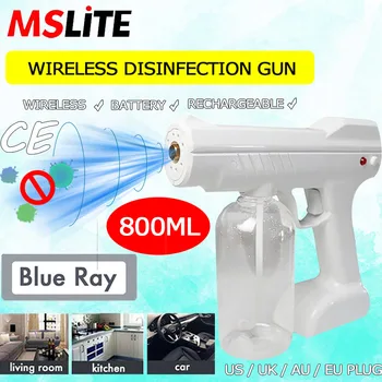

sanitizador a vapor portátil wireless disinfection gun mist machine sterilizer smoke fog machine portable air cleaner home use
