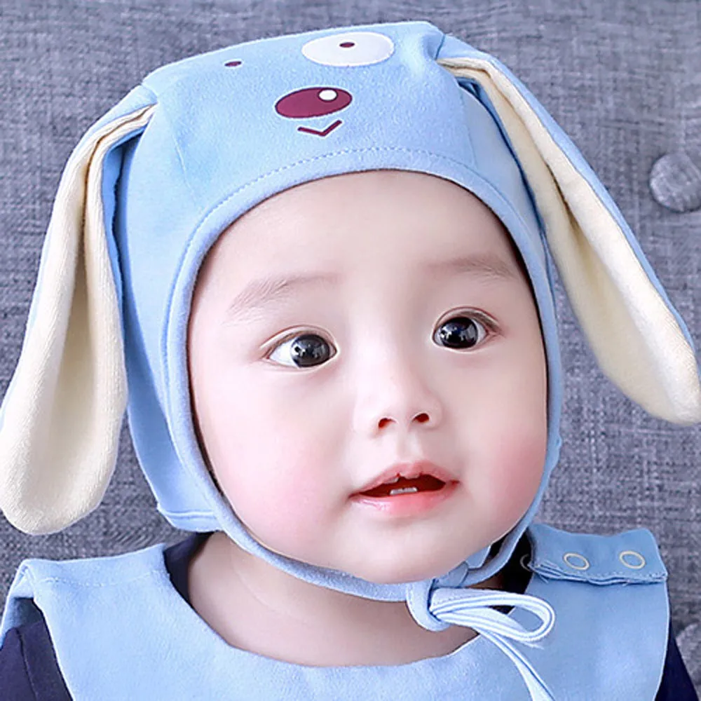 Baby cute puppy Ears Hat Infant Toddler Autumn Winter Caps for Children Baby Hats Accessories Photography Props