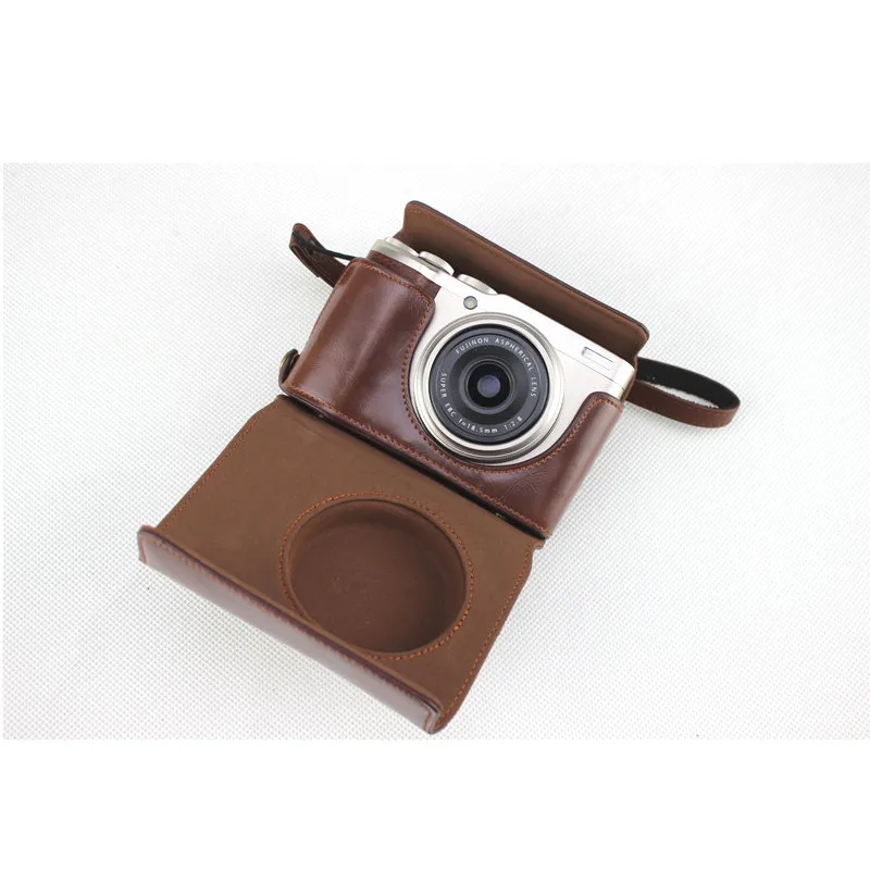 Сумка-чехол из искусственной кожи для камеры Fuji Fujifilm XF10 X-F10 аксессуары для камеры защитная сумка, сумочка