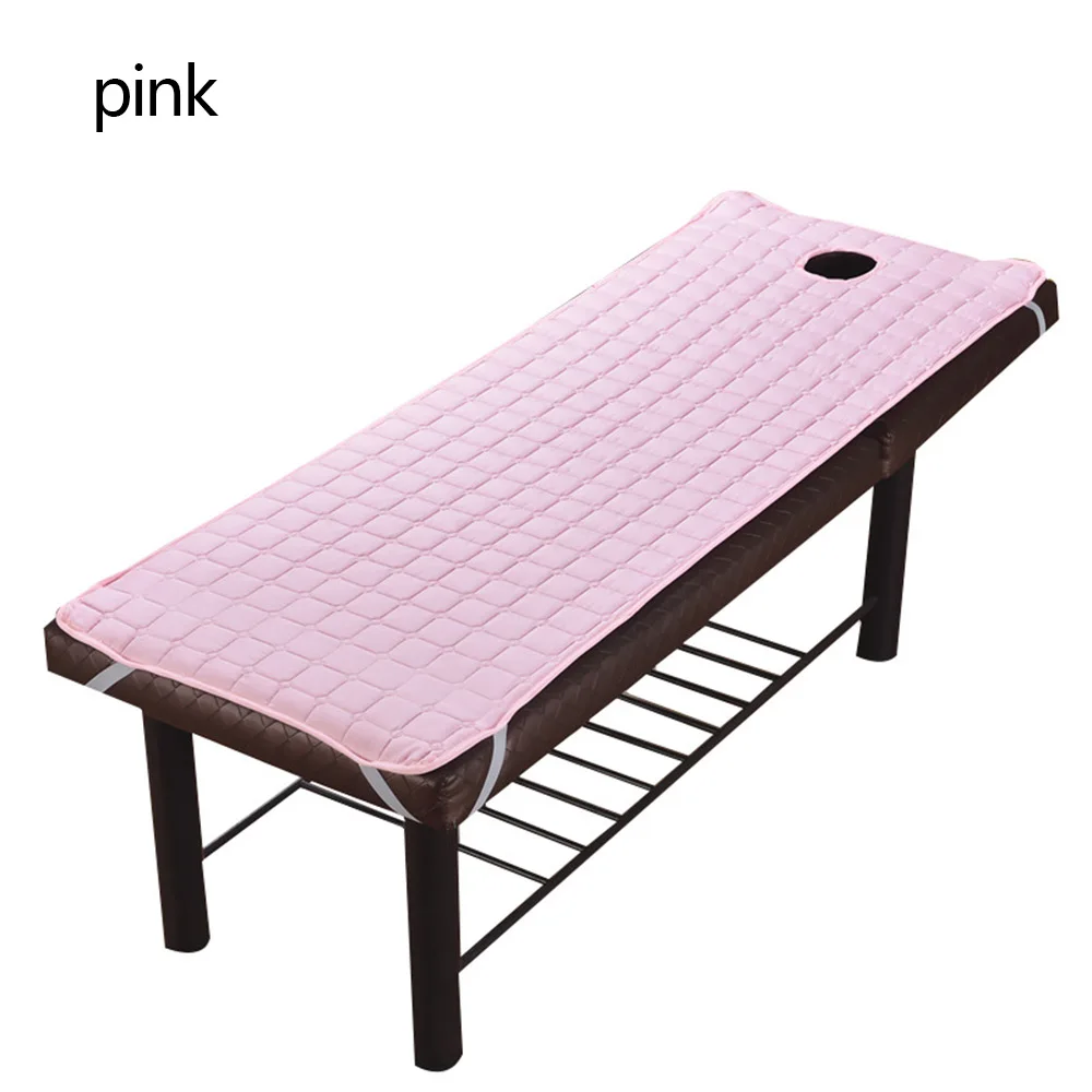 pink Простыни для салонов красоты, безопасные для кожи, для спа-массажа, простыни для стола с отверстием для дыхания лица 185*70 см - Цвет: pink