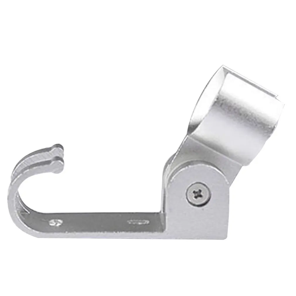 Free punching space aluminum shower base without hooks adjustable bathroom shower head nozzle space aluminum bracket