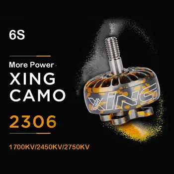 

4pcs Iflight Xing Camo 2306 1700kv/2450kv/2750kv 2-4s rc Brushless Motor CNC with cableFor Rc Drone toys Accessories