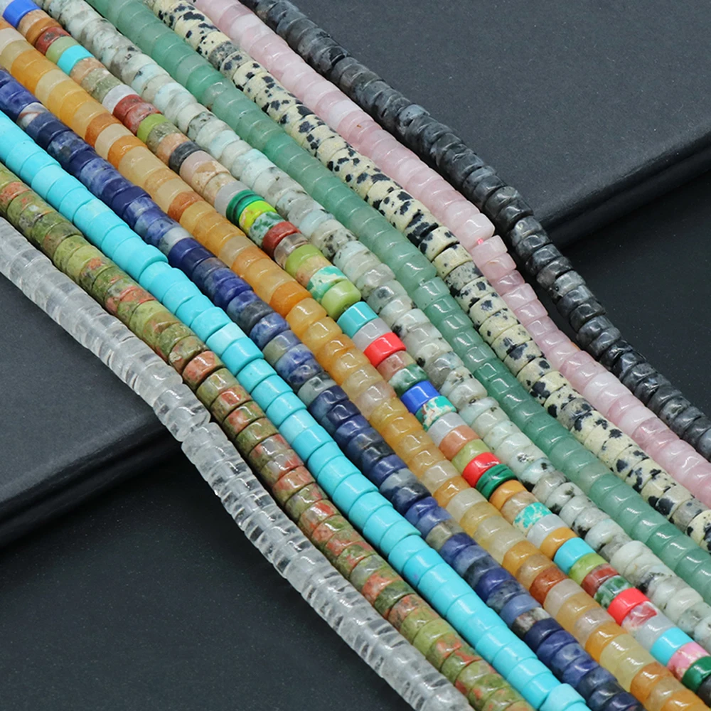 

Круглые бусины-разделители из натурального полудрагоценного камня, 2 нити