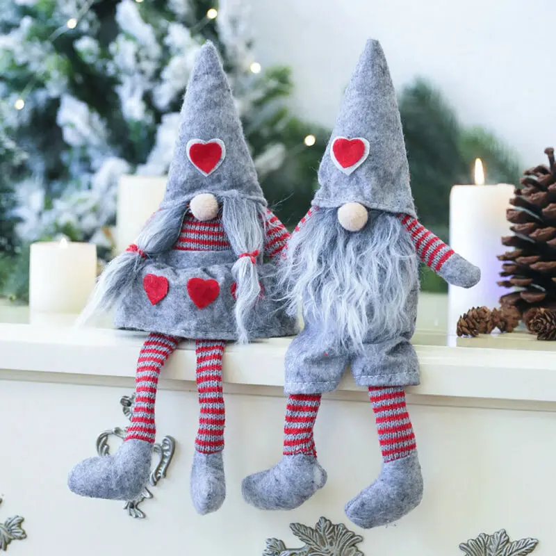 Faroot новейшая популярная Рождественская длинная шапка шведский Санта гном плюшевые куклы украшения для рождественской елки Декор