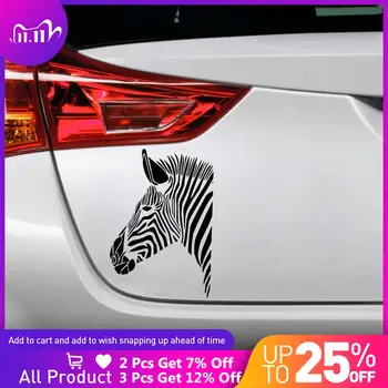 

Fun Zebra Auto Stickers On The Car Interesting Reflective Car Stickers Decals
