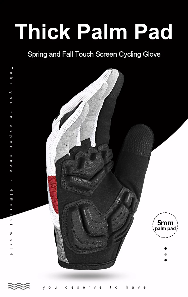 INBIKE Full-finger Cycling Gloves Touch Screen Gloves