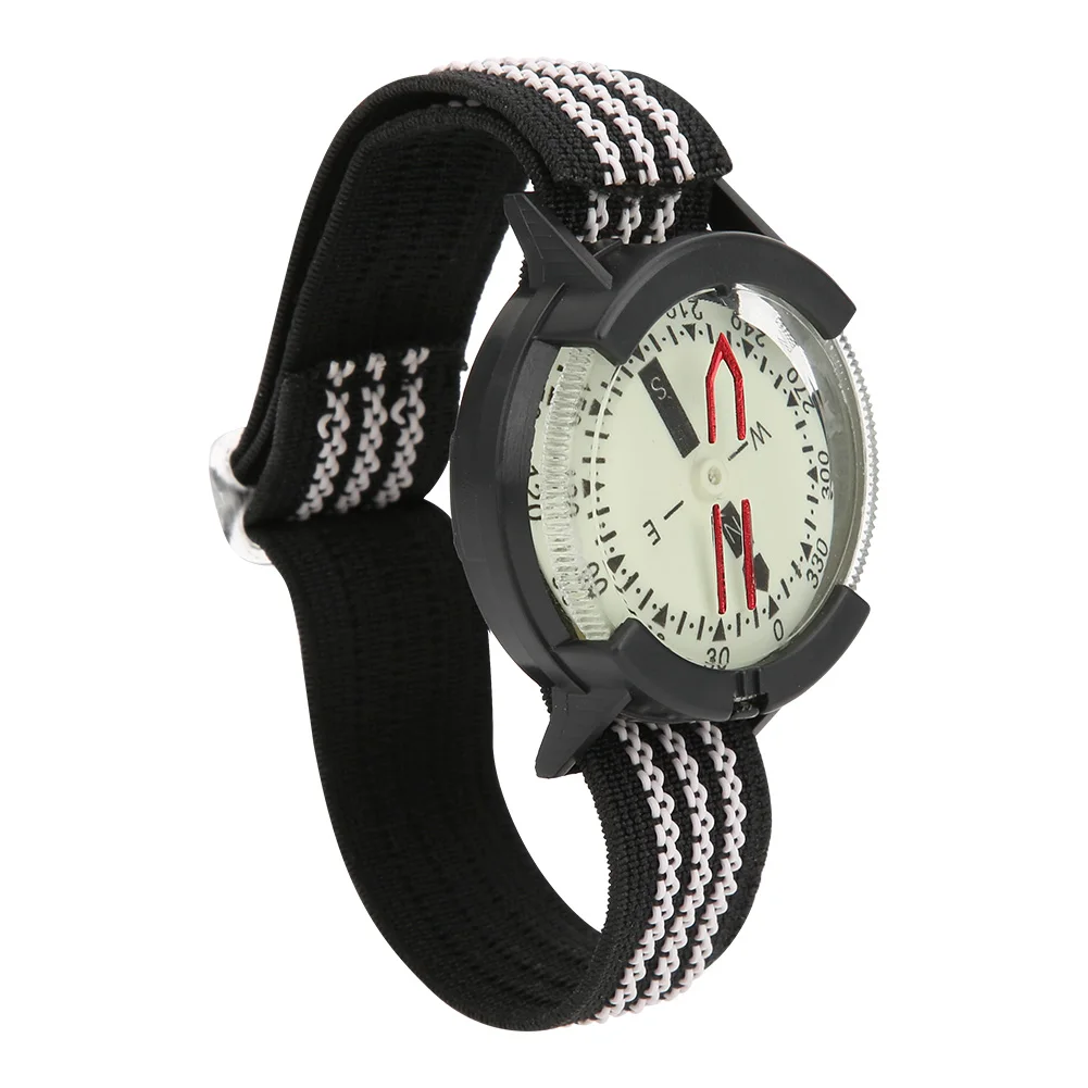 Outdoor Luminous Waterproof Compass Adjustable Dial Watch for Camping Diving Hiking | Спорт и развлечения
