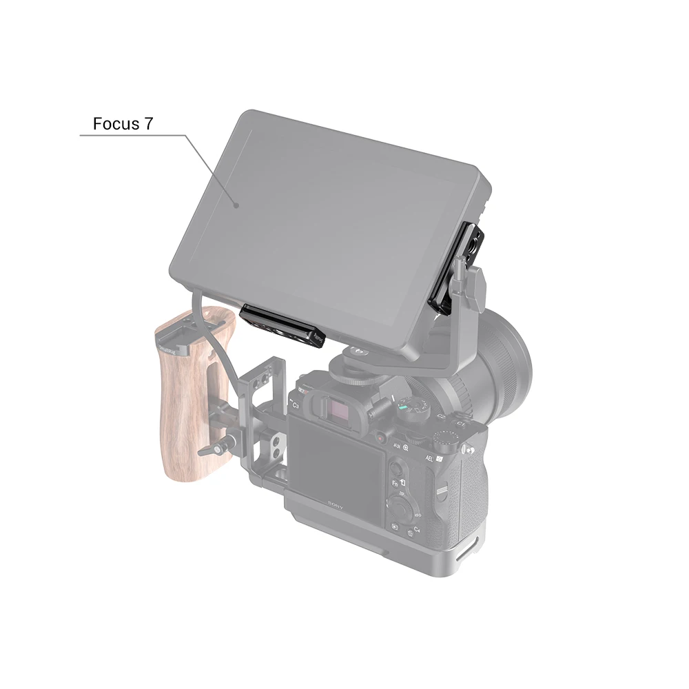 5/" enfoque HDMI//SDI y enfoque OLED SDI SmallRig Nato carril Placa para SmallHD enfoque 7