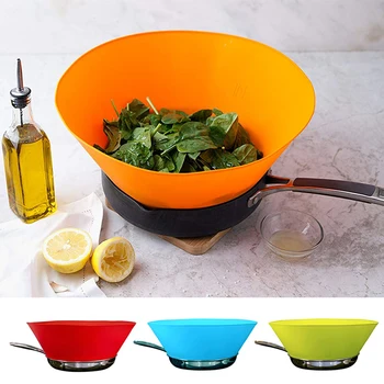 

Pot Baffle Oil Splash Guard Screen Fryguard Splatter Non-stick Silicone Splash-proof Kitchen Accessories PI669