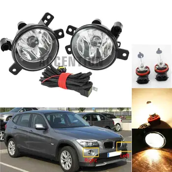 

Front Halogen Fog Lamp Fog Light With Bulbs Wire Fog Light Wire For BMW X1 E84 2009 2010 2011 2012 2013 2014 2015