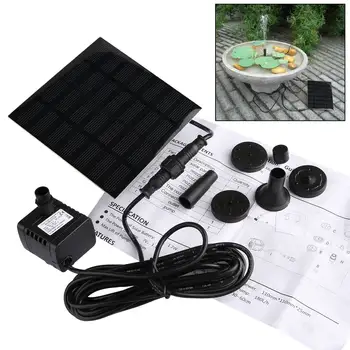 

Solar Power Floating Fountain Water Pump for Garden Pond Pool Fish Tank Landscape Pool Garden Solar Power Decorative Fountain