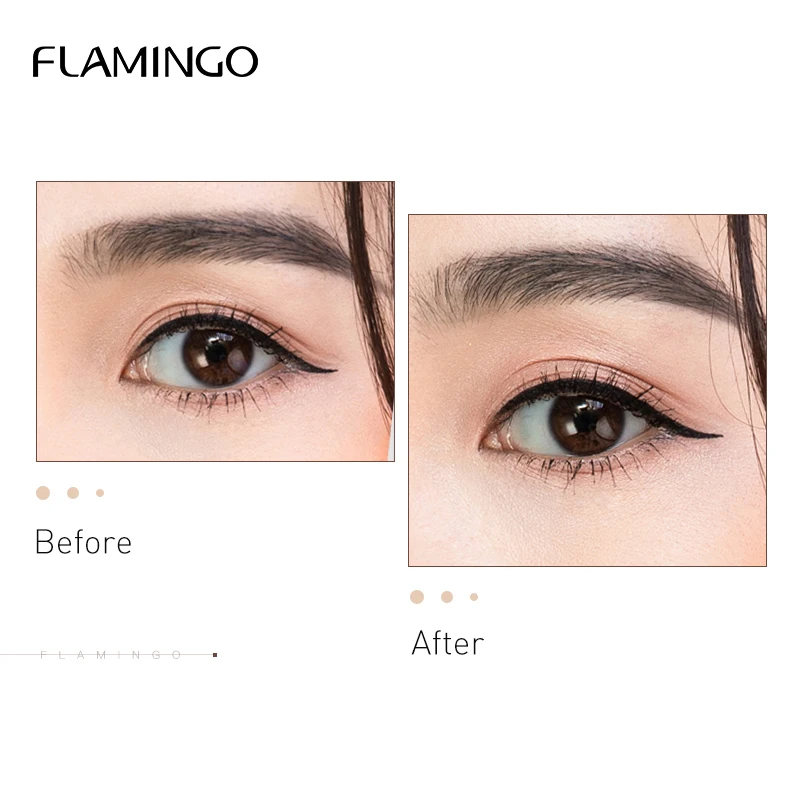 Flamingo Long Lasting Eye Liner Pencil Sweatproof Waterproof Black Color Eyeliner Cosmetic Makeup Liquid Gift for Women 12432 Flamingo Long Lasting Eye Liner Pencil Sweatproof Waterproof Black Color Eyeliner Cosmetic Makeup Liquid Gift for Women 12432