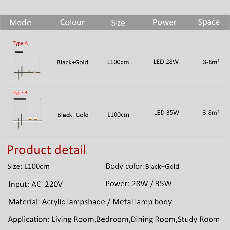 Рисунок 6 - Nordic Led, подвесной светильник 100 см