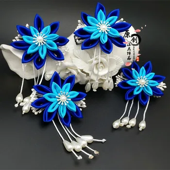 

Classical Handmade Head ornaments Flower Pearl Tassel Hairpin Hair Clip Hair accessories Ancient Costumes New headdress Cosplay