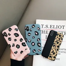 Suitable for iphonex leopard print mobile phone shell XR new anti-drop 8plus soft shell XS MAX12 back cover high-end accessories