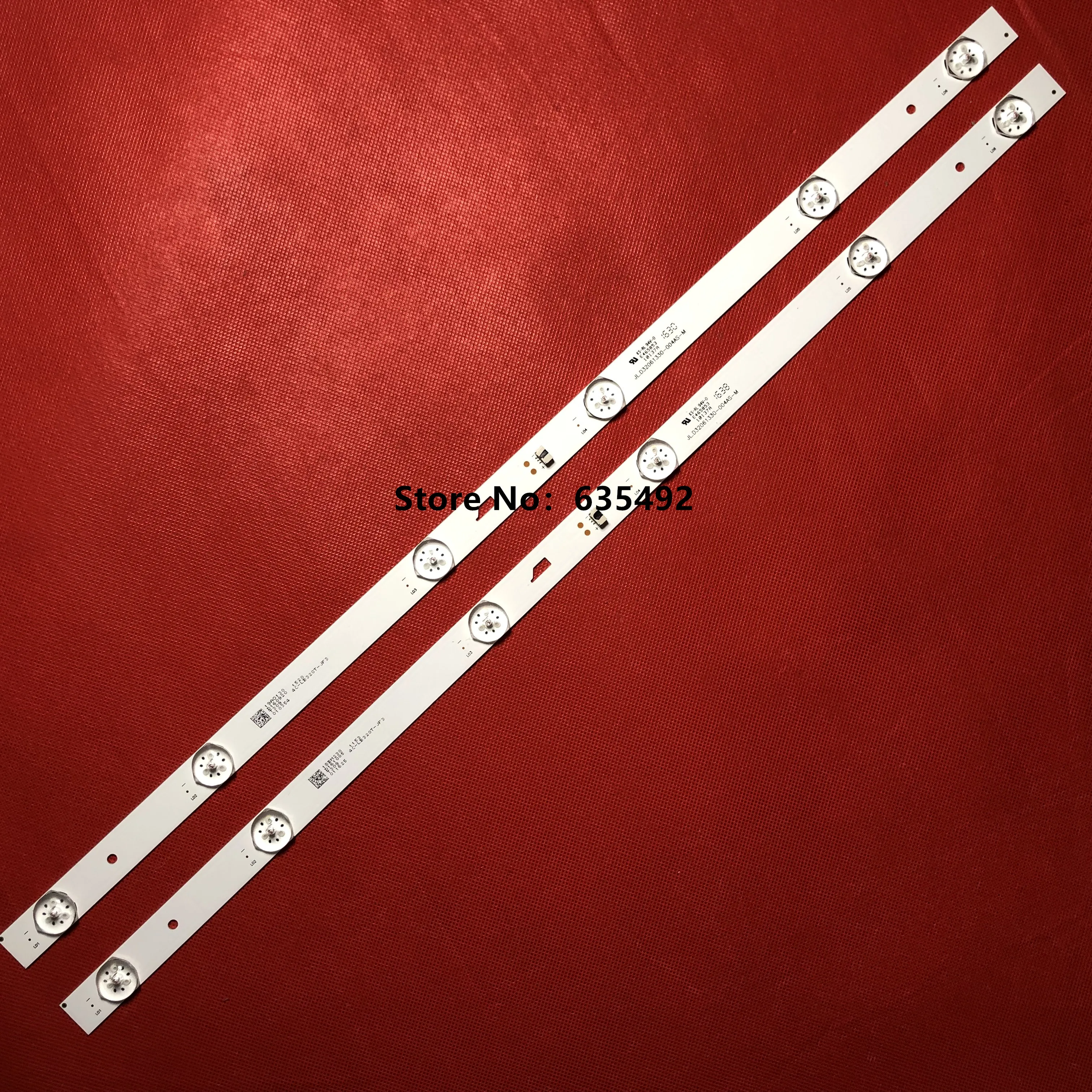 2pcs LED Backlight strip for TCL 32"TV JL.D32061330-004AS-M 4C-LB320T-JF3 H32B3913 LVW320CSDX E19 V29 LVW320CSDX E13 V57