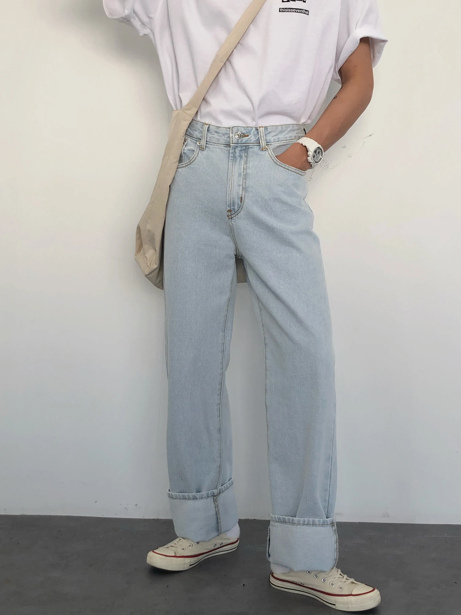 Ewq Mens Wear Summer Light Blue Jeans For Male Korean Style Simple Design Casual Loose Straight Denim Pants New 9y2650 21 From Beatricl 35 3 Dhgate Mobile Ewq Mens Wear Summer Light Blue Jeans For Male Korean Style Simple Design Casual Loose Straight Denim Pants New 9y2650 21 From Beatricl 35 3 Dhgate Mobile
