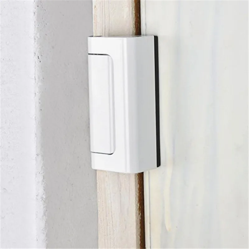 

White Aluminium Alloy U Door Reinforcement Lock 3"defender Security Door Lock Home Child Proof Door Stopper