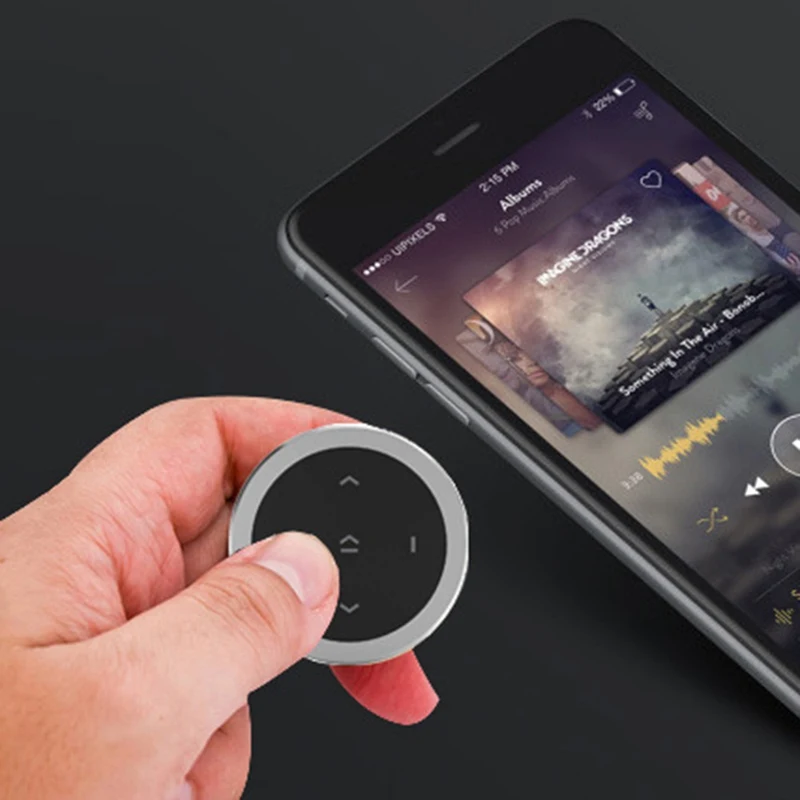 Universial ультра-тонкая Bluetooth Кнопка серии медиа Кнопка долгий срок службы батареи с CR аксессуар для автомобиля