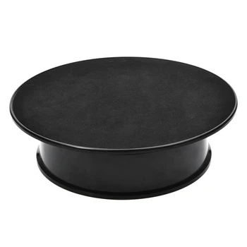 

FULL-Turntable Display Stand 360° Rotating Suede Style for Photography/Jewelry Maximum Load 4Kg