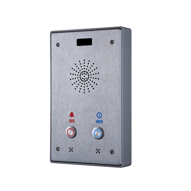 i12 Outdoor IP65 VOIP Bell Phone Smart Doorbell With Dual Button