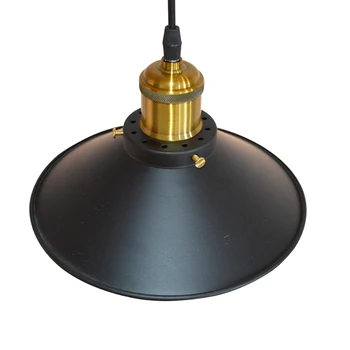 

E27 Hanging Industrial Lampshade For Ceiling Light Decorative Vintage Pendant Home Restaurant Hotel Metal Structure Cafe