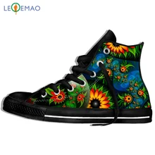 Кроссовки с принтом логотипа на заказ; мужская обувь с принтом по всей поверхности; забавная парусиновая обувь с черными глазами Susan Flower; Zapatos De Mujer; Уличная обувь
