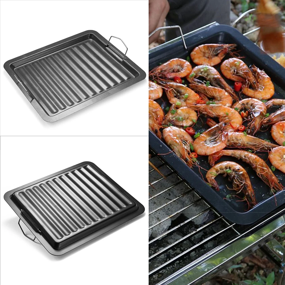 Barbecue Grill Tray Bbq Grill Pan Plate Kitchen Grill Plate
