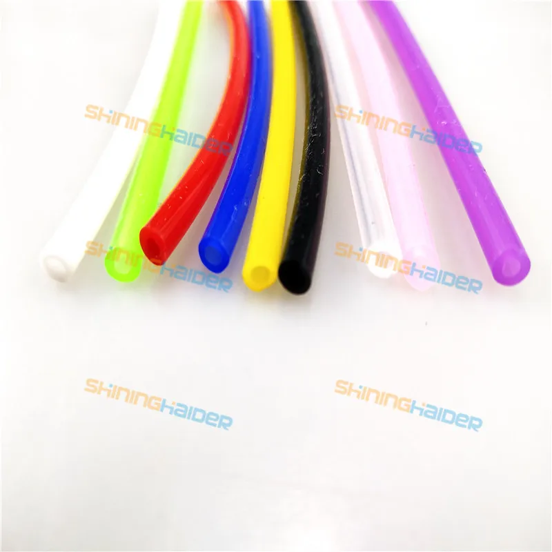 Food Grade Silicone Tube Hose High Temp Resistance ID 0.5~25mm Various Colors 