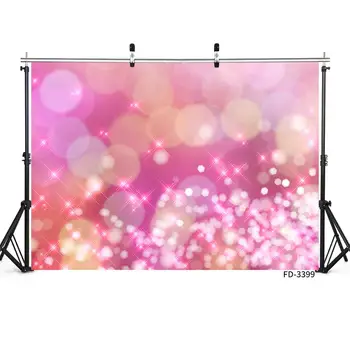 

Christmas Pink Glitter Star Bokeh Polka Dot Backdrop Decor Baby Newborn Xmas Photography Background Photocall Photo Studio Props