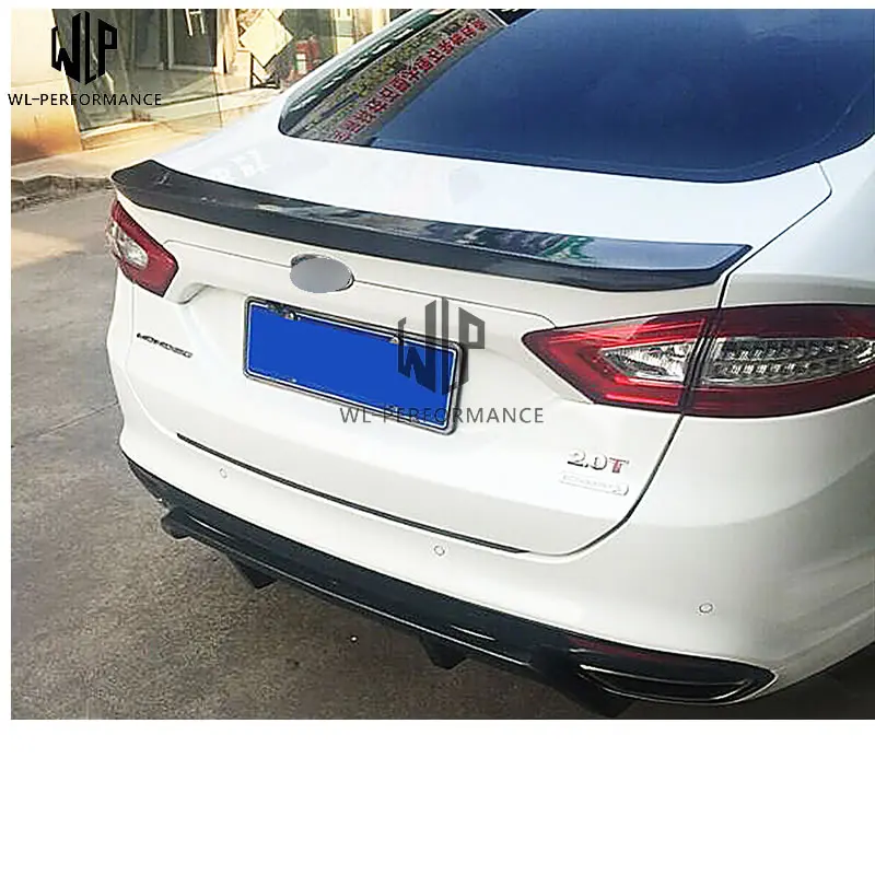 Mondeo углеродное волокно задние крылья багажник спойлер автомобильный комплект кузова для Ford Mondeo 2013- Автомобиль Стайлинг использование