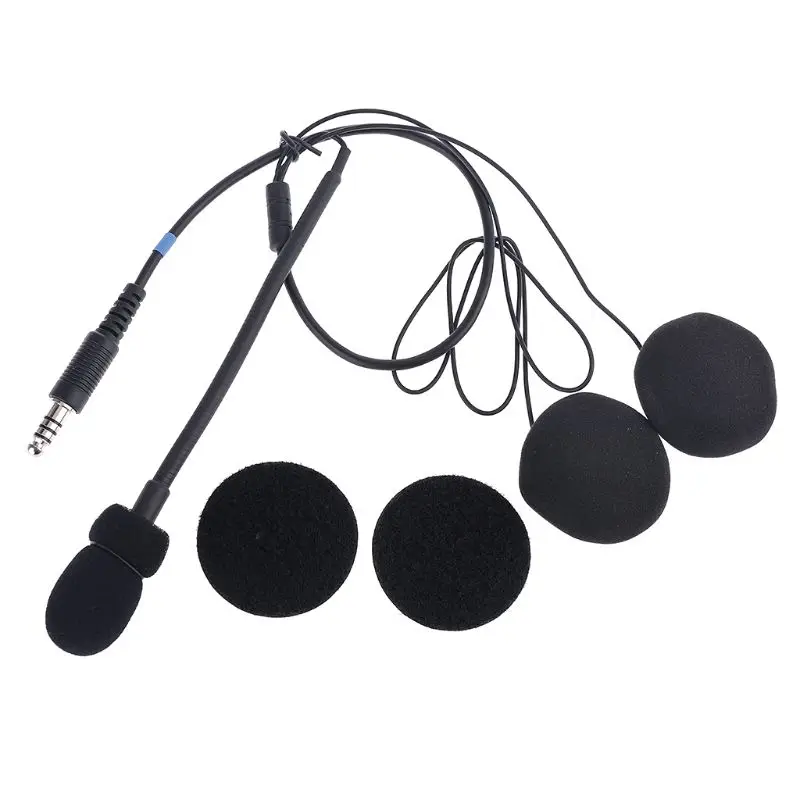 7 1 Male Interface Noise Cancelling Helmet Headset with Speaker and Microphone 5