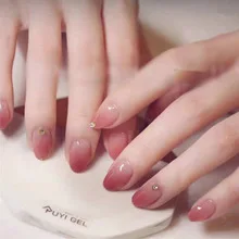 Decontructable Nail Tips поддельные ногти наклейки Маникюр готовой Продукт прозрачный Инь Шань луна и звезды носить xin niang kuan