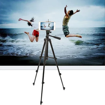 

Auminum Camera Tripod Stand Light Weight Adjustable Cell Phone Tripod VDX99