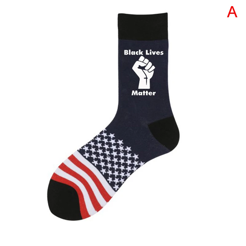 2020 Sport Stocking BLACK LIVES MATTER Protest Letter Cotton Ankle Socks