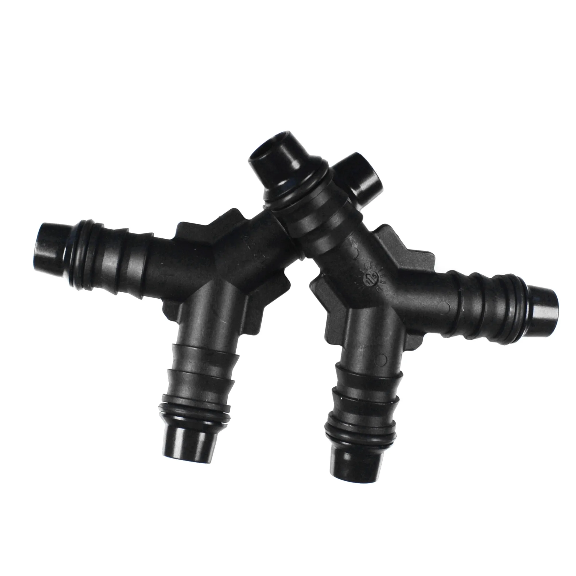 Automotive For Fuel Pump Hose Y Type Fuel Line 3 Way Tee Quick Fitting