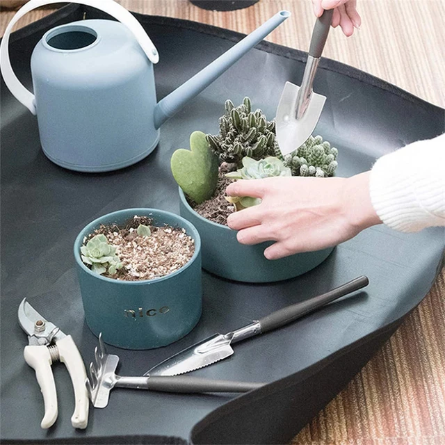 50 Cm -Es Pvc Kertészeti Ültetési Szőnyeg Cserepes Vízálló Virág Edénytranszplantációs Szőnyegek - Image 4