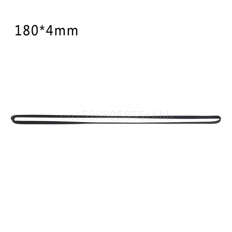 Durable 4mm Wide Rubber Flat Turntable Belt Replacement